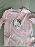 戴維貝拉（DAVE＆BELLA）【Hello Kitty聯(lián)名】童裝秋冬女童棉質內衣套裝DBM19601 曬單實拍圖