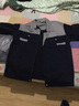 格蘭杰工作服男女同款廠(chǎng)服春秋長(cháng)袖勞保服汽修物業(yè)建筑服裝工裝定制 上灰下藏藍色 190/XXXXL套裝 曬單實(shí)拍圖