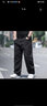 胖子超大碼加肥加大寬松肥大休閑牛仔褲300斤特大碼牛仔褲男春夏加肥加大運動(dòng)褲寬松直筒胖哥肥佬長(cháng)褲子 黑色 40【200-220斤】 曬單實(shí)拍圖