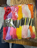 廬播 手工刺繡線衣服鞋墊diy繡線套裝滌棉線繡花線十字繡專用配線補線 十字繡補線【50色】6股線長約8米 曬單實拍圖