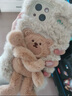 巴蒂尼 秋冬毛絨長(cháng)手小熊適用iPhone15手機殼蘋(píng)果14promax全包防摔13/12硅膠軟殼可愛(ài) 毛絨支架 抽拉小熊 iPhone 13 Pro 曬單實(shí)拍圖