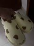 利達妮（TZLDN）月子鞋產(chǎn)后春秋季女3月4月包跟防滑產(chǎn)婦鞋棉拖鞋軟底月子拖鞋孕婦 黃熊【建議10℃-25℃】 36-37【適合35-36】 曬單實(shí)拍圖