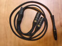 獨丫獸法國4.4轉雙卡農音頻線(xiàn)一分二XLR平衡卡儂公母線(xiàn)用于pha2a wm1a 1z zx300 4.4轉雙卡儂公 1.5米 曬單實(shí)拍圖