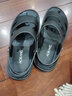 奧康涼鞋男夏季新款韓版男士涼鞋真皮日常休閑戶(hù)外沙灘鞋駕車(chē)軟底潮流 黑色 39 245mm 曬單實(shí)拍圖