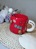 NEXT ROAD英國聯(lián)名2025蛇年新年禮物女生紅色本命年伴手禮馬克杯送男生水杯 紅色發(fā)發(fā)發(fā)【帶蓋勺】+手提盒 曬單實(shí)拍圖