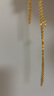 夢(mèng)金園七夕情人節(jié)禮物 黃金項(xiàng)鏈 足金O字鏈簡(jiǎn)約百搭項(xiàng)鏈鎖骨鏈 生日禮物 約8.3g-45cm-克重多退少補(bǔ) 曬單實(shí)拍圖