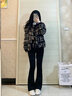 GARNUO黑色小香風(fēng)羽絨外套女小個(gè)子2025春秋新款法式高級(jí)感羊毛短款上衣 黑色【常規(guī)版】 M【116-130斤】 曬單實(shí)拍圖