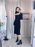 百麗踏馬丁靴女英倫風(fēng)2024春秋單靴粗跟切爾西靴瘦瘦彈力靴秋冬高跟短靴 黑色 38 曬單實(shí)拍圖