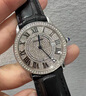 【二手99新】卡地亞男表 卡地亞倫敦系列石英機械商務(wù)休閑中性表后鑲鉆男女同款二手奢侈品腕表手表鐘表 36表徑石英滿(mǎn)天星W6700255 曬單實(shí)拍圖