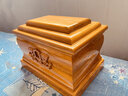 【全國多倉發(fā)貨】錦輝高檔金絲楠木骨灰盒水波紋黃金樟實(shí)木壽材男款女用防腐防潮榫卯棺材下葬墓地殯葬用品 永遠懷念【京東倉發(fā)貨】 曬單實(shí)拍圖