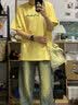714street重磅240g潮牌男士印花短袖T恤2024新款夏裝打底衫情侶裝體恤衫 白色-男款 M 曬單實拍圖