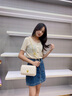 DAFEI DENTON奢侈新品包包女包2025新款女士斜挎包小香風(fēng)單肩包七夕情人節(jié)禮物 白色開口  專柜禮盒包裝 曬單實(shí)拍圖