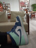 耐克（NIKE）【潮】Air Jordan aj1耐克板鞋男子春季新款中幫透氣運動籃球鞋 554724-413 藍薄荷 42 曬單實拍圖
