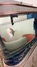 歐寶子彈頭魚缸客廳家用大型屏風(fēng)生態(tài)水族箱循環(huán)底過濾智能懶人金魚缸 126x43x85/75cm 曬單實拍圖