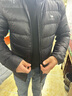 駱駝（CAMEL）輕薄羽絨服男防潑水90%絨子立領(lǐng)外套 J1W2PLN140B 幻影黑 L 曬單實(shí)拍圖
