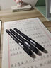 得力黑色練字筆簽字筆硬筆書法專用筆中性筆圓珠筆黑筆水筆高檔商務(wù)加粗簽名大容量粗字學(xué)生文具速干 【1.0mm】 12支磨砂 曬單實(shí)拍圖