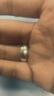 倔匠 6MM999足銀 男士銀戒指素光面簡(jiǎn)約女情侶對戒尾戒中指食指指環(huán) 18號(手指周長(cháng)58MM 曬單實(shí)拍圖