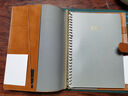 喜通（heeton）高檔活頁(yè)筆記本子 26孔本芯皮面可拆卸辦公記事本文具959 B5棕色 曬單實(shí)拍圖