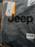 吉普（JEEP）沖鋒褲男休閑褲冬季戶外運動加絨褲保暖寬松直筒工裝褲 黑色 5XL  曬單實拍圖
