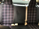 韓一蘇格蘭全包汽車座套適用于大眾POLO高爾夫6/7/8寶來捷達(dá)專用坐墊 黑色織物#蘇格蘭紋織物 曬單實(shí)拍圖