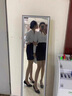 簡(jiǎn)蜓白襯衫女氣質(zhì)V領(lǐng)襯衣工裝套裝工作服面試職業(yè)裝正裝空姐空乘制服 長(zhǎng)袖條紋白色襯衫 M 曬單實(shí)拍圖