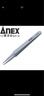 安力士牌（ANEX）進(jìn)口尖頭 彎頭 平頭塑料防靜電絕緣非磁性鑷子 No.233 塑料尖端平細型 曬單實(shí)拍圖