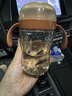 咪小兔通用世喜直飲杯蓋多功能喝水杯直飲杯奶瓶寬口徑PPSU配件便攜外出 【360°飲水】嘬口杯蓋 棕 曬單實(shí)拍圖