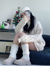 百麗踏松糕厚底雪地靴女2025年冬季新款防水短筒增高棉鞋保暖加絨面包鞋 沙色【升級款】 37 曬單實(shí)拍圖