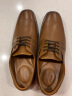 Clarks其乐泰顿系列男士德比鞋新郎鞋布洛克正装商务舒适皮鞋男百搭牛皮 深棕褐色 261300978（加宽楦） 42 实拍图