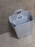 茶花塑料衣物收纳箱棉被整理箱34L 咖色 3个装 实拍图