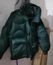 恒源祥新國標(biāo)羽絨棉服女休閑減齡外套短款2025新款冬季韓版寬松時尚保暖 墨綠色 M 建議90-100斤 曬單實拍圖