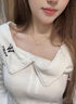 夢染S999足銀項鏈女生鎖骨鏈生日禮物送女友老婆閨蜜實用走心時尚吊墜 鋯石蝴蝶項鏈 曬單實拍圖