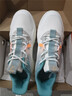 特步男鞋高幫板鞋2026新款春季皮面潮流輕便男士運動(dòng)鞋子男休閑老爹鞋 0036帆白/水天藍 39 曬單實(shí)拍圖