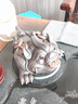 縱歡 茶寵擺件大號金蟾招財紫砂精品可養(yǎng)茶寵三足金蟾蜍茶玩茶具茶道擺設(shè) 大號龍蟾-紫泥 曬單實拍圖