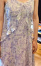 歌依妮2025夏季法式絕美氣質(zhì)v領(lǐng)夏日碎花裙小個(gè)子吊帶雪紡連衣裙長(zhǎng)裙 紫色 S 曬單實(shí)拍圖