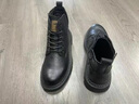 Jeep吉普馬丁靴男中高幫秋季透氣英倫風(fēng)高端真皮皮鞋復古機車(chē)靴工裝鞋 黑色四季款 44 皮鞋碼 曬單實(shí)拍圖