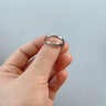 中國黃金CHINA GOLD一鹿有你情侶戒指足銀鉆戒結求婚戒指紀念日禮物送女友老婆生日 足銀麋鹿情侶鉆石戒指 曬單實(shí)拍圖
