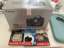 耐影 適用佳能單反EOS 5D3 5D4 90D 800D 6D2硅膠保護套77D皮紋保護套 EOS 5D4-黑色 曬單實(shí)拍圖
