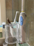 JAJALIN壁挂漱口杯牙刷架置物架套装牙缸卫生间电动牙刷架透明银 一个装 实拍图