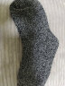 BAIWIFE羊毛袜子男冬季巨厚高筒袜加厚毛巾袜毛线保暖袜女士复古针织 3双巨厚（黑色）粗线男 均码 实拍图