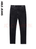 ABLE JEANS 【立體修身褲】春秋季新款男士超彈瘦腿牛仔褲春裝男褲 深隕石灰 34 /34 曬單實拍圖