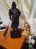 爵世皇庭木雕關(guān)公像擺件實木武財神關(guān)羽家居客廳玄關(guān)辦公裝飾工藝禮品 精雕橫刀關(guān)公【高30cm】 曬單實拍圖