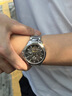 冠琴（GUANQIN）名表十大品牌手表男士全自動(dòng)機械表鏤空多功能防水夜光國表送男友 【典藏版】百搭黑色-锏鎢鋼表帶 曬單實(shí)拍圖