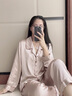 絲界重磅19姆真絲睡衣夏季涼感女減齡高級感絲綢家居服桑蠶絲套裝 曬單實拍圖