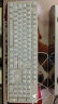 雷柏（Rapoo）V500DIY 104键有线客制化机械键盘 多键热插拔全键无冲设计 磁吸上盖20种灯光游戏键盘白色快银轴  实拍图