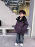 G.DUCKKIDS小黃鴨男童羽絨服秋冬季2024新款過年喜慶衣服兒童裝寶寶紅色外套 紅色白鴨絨羽絨服 110 M 曬單實(shí)拍圖