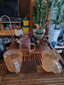 唐瓴實(shí)木茶盤排水式抽屜式花梨木雞翅木茶臺大號功夫茶具家用簡約 雞翅木茶盤 曬單實(shí)拍圖