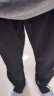 阿迪达斯 （adidas）运动裤子男春季宽松透气弹力直筒裤运动休闲裤 黑白直筒裤 L  晒单实拍图