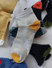 南極人5雙男士襪子男抗菌毛巾底運動(dòng)跑步籃球羽毛球純色棉柔吸汗短筒襪 曬單實(shí)拍圖