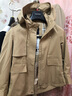 暇步士（Hush Puppies）童裝女童外套25秋季新款兒童連帽風(fēng)衣簡(jiǎn)約氣質(zhì)上衣 暖卡其 140  曬單實(shí)拍圖
